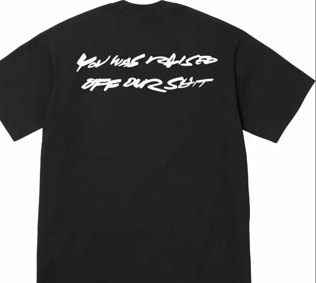 M and White 24SS S Futura Tee Black Box XL Logo L 0923